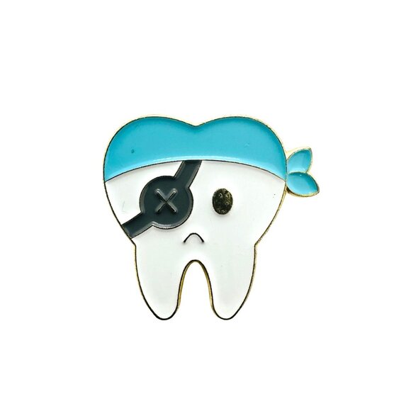 Oral Health Enamel Pins Lapel Badges Tooth Brooches Jewelry Tooth Fairy Dentist - Picture 4 of 6